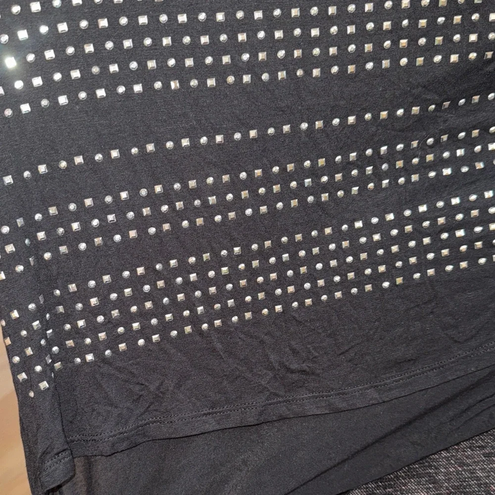 i jeans by Buffalo Black and Gold Studded Blouse - Picture 13 of 13